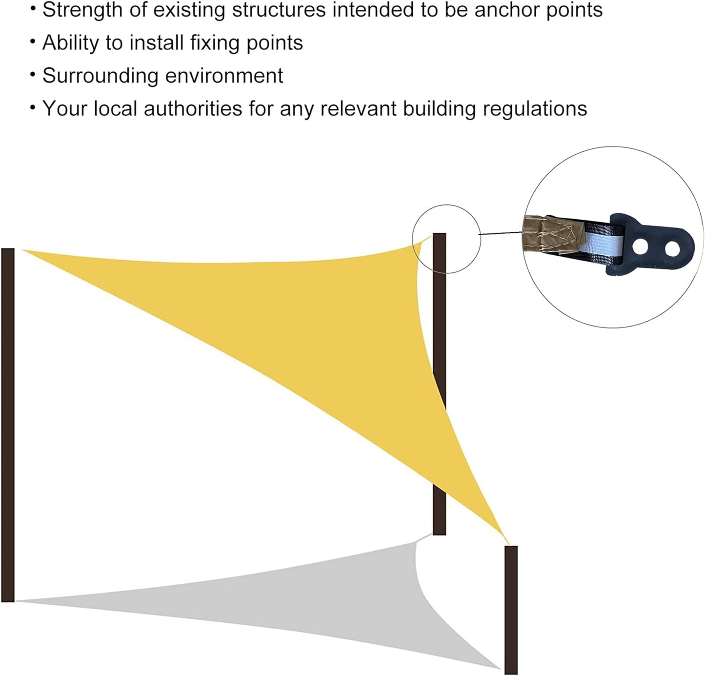 IFAST Sun Shade Sail Canopy Rectangle