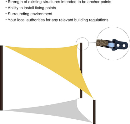 IFAST Sun Shade Sail Canopy Rectangle