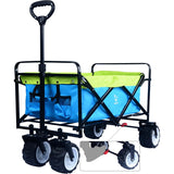 IFAST Collapsible Duty Wagon Cart Outdoor Beach Cart With Cooler Bag