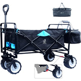 IFAST Collapsible Duty Wagon Cart Outdoor Beach Cart With Cooler Bag