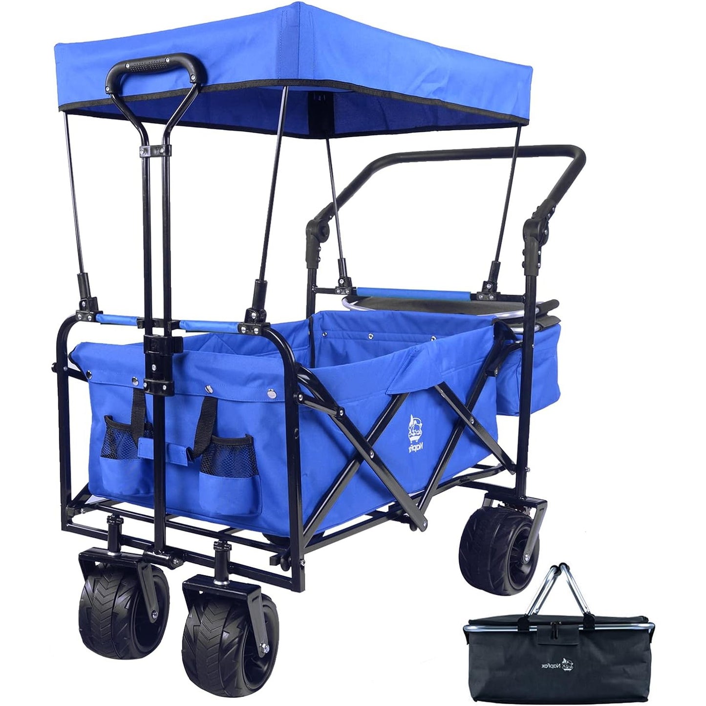 IFAST Collapsible Wagon Heavy Duty Folding Cart with Removable Canopy