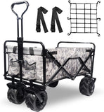 IFAST Collapsible Wagon Cart with Cargo Net and Straps