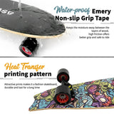 cruiser skateboards with printing pattern