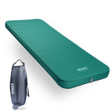 green self inflating sleeping pad