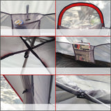 6 Person Camping Tents With Top Roof Rainproof 