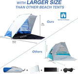 large size beach shelter tent
